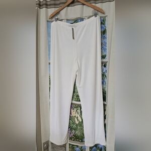 NWT Chico's Travelers Collection  Lined  Pants Winter Drift White SZ 3 XL 16 S